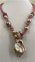 Collana Rajola Donna in Pietre dure Perla 54-501-3C - 54-501-3C